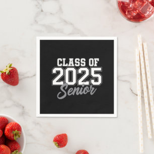 Class Of 2025 Senior Back To School 2025 Vintage Napkin