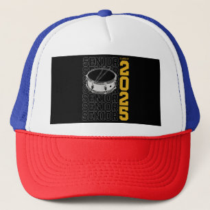 Class of 2025 Senior Drums for Drummer Or Percussi Trucker Hat