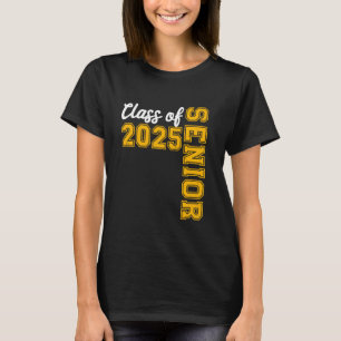 Class of 2025 Senior High School Graduation Back T T-Shirt