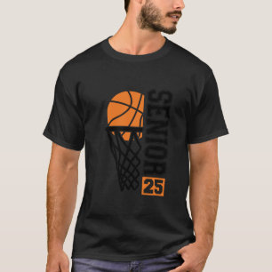 Class of 2025 Senior Sport Basketball Team Player  T-Shirt