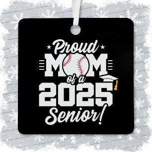 Class of 2025 Senior Year Baseball Mum Senior 2025 Metal Tree Decoration