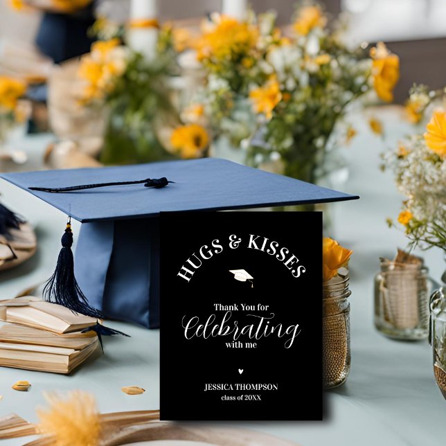 Class of 2025 Thank you Hugs & Kisses Graduation Enclosure Card (Class of 2025 Thank you Hugs & Kisses Graduation Enclosure Card)