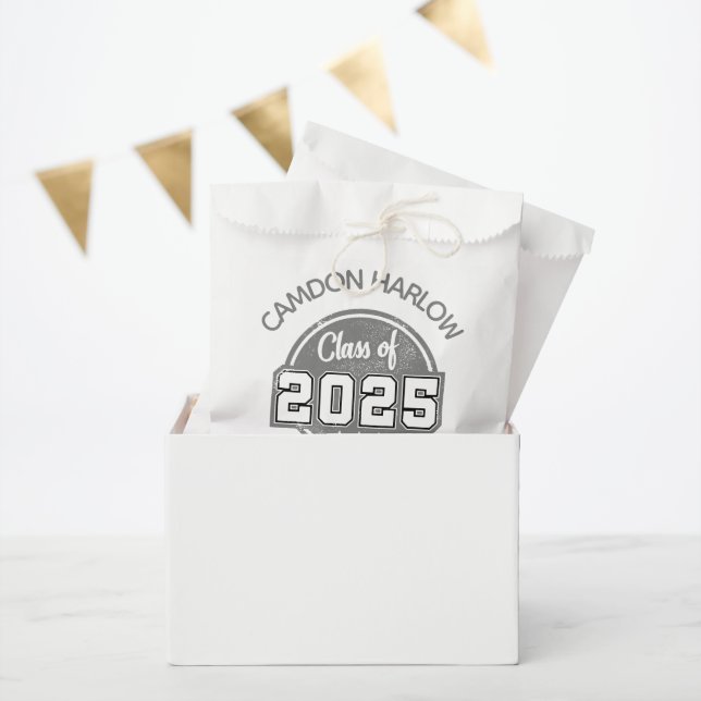 Class of 2025 Vintage Graduate Name Favour Bags (Party)