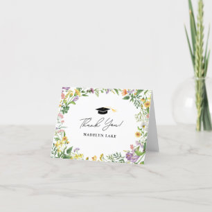 Class of 2025 Wildflower Graduation  Thank You Card