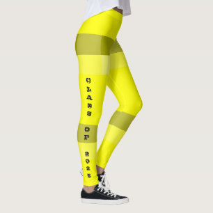 Class of 2025 Yellow Band Leggings by Janz