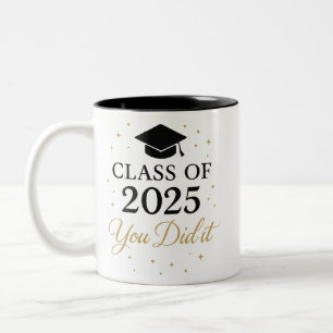 Class of 2025 – You Did It Two-Tone Graduation Mug