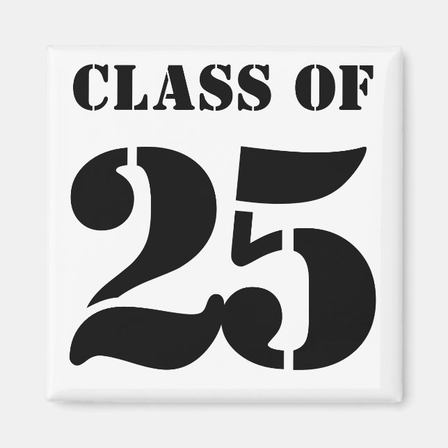Class of 2025vGraduation Magnets (Front)
