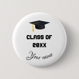 class of 2026 6 cm round badge
