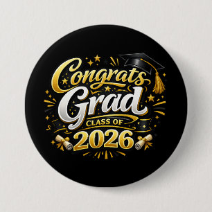 Class of 2026 7.5 cm round badge