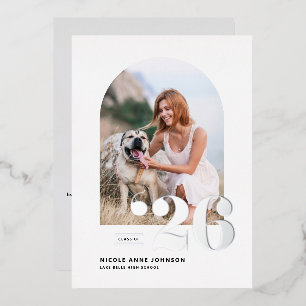 Class of 2026 Arch Photo Graduation Silver