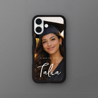 CLASS OF 2026  |  BLACK EDGE phone case with name