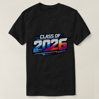 Class of 2026 Bold Modern Typography T-Shirt