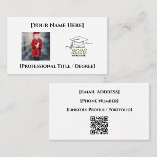 Class of 2026 / Business Card with QR