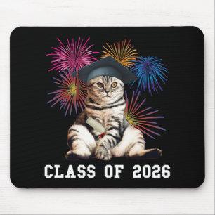 Class Of 2026 Cat Lover Mouse Mat