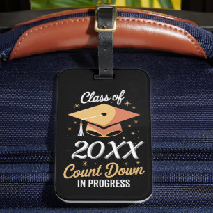 Class Of 2026 Count Down In Progress Personalised Luggage Tag