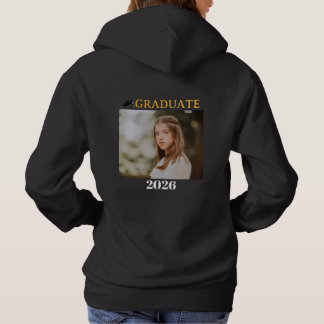 Class of 2026 Custom Photo Graduation Apparel Hoodie