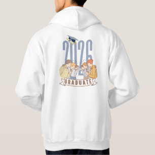 Class of 2026 Cute Graduation Apparel Hoodie