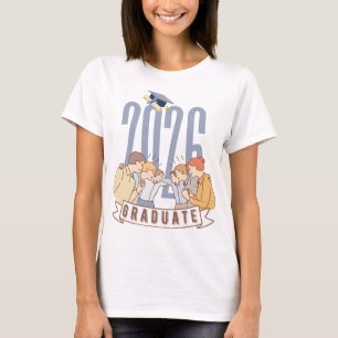 Class of 2026 Cute Graduation Apparel T-Shirt