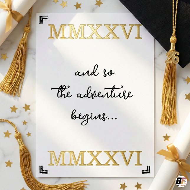 Class of 2026 Gold Roman Numeral Adventure Begins  (Creator Uploaded)