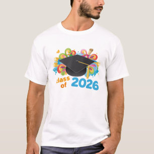 Class of 2026 Graduate Hat Gift Idea T-Shirt