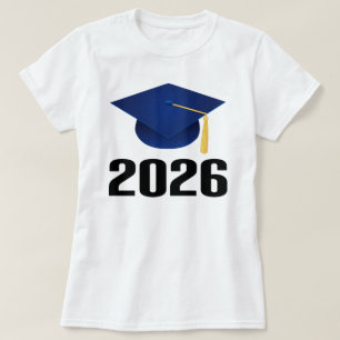 Class of 2026 Graduate Hat Gift T-Shirt