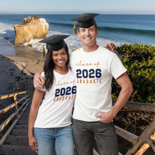 Class of 2026 Graduate Minimalist Bold Modern T-Shirt