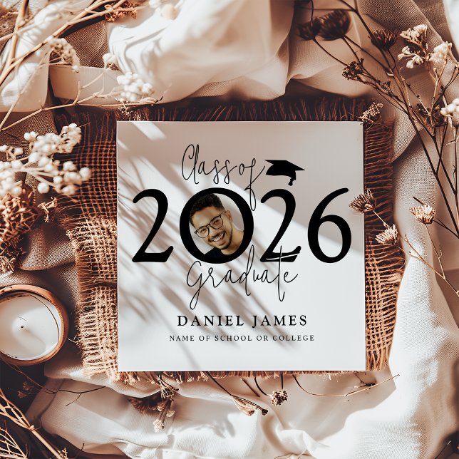 Class Of 2026 Graduate | Photo Graduation Announcement (Creator Uploaded)