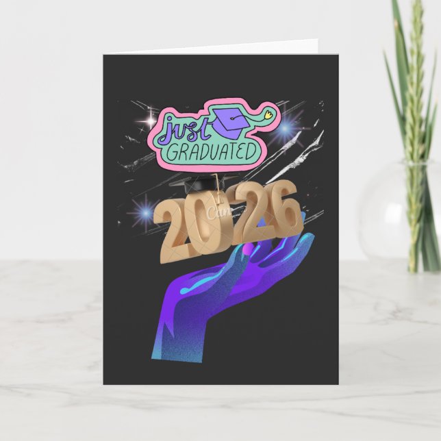 Class of 2026 Graduate Shirt – Senior 2026  Card (Front)