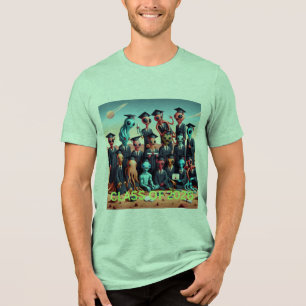 Class of 2026 graduating class alien Tri-Blend shirt