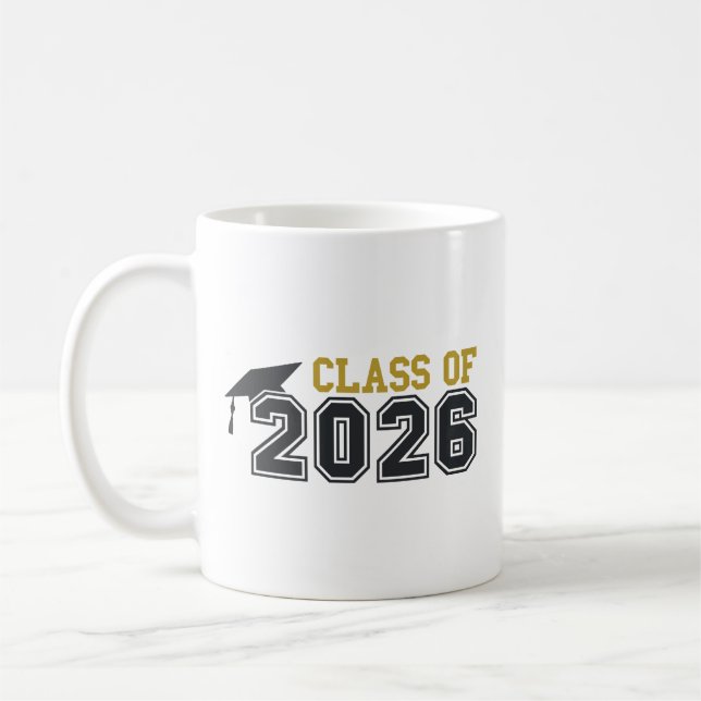 Class of 2026 Graduation Celebration Design-54568 Coffee Mug (Left)