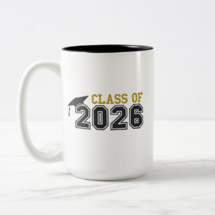 Class of 2026 Graduation Celebration Design-54568 Two-Tone Coffee Mug