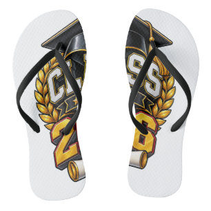 Class of 2026 Graduation Celebration Design Flip Flops
