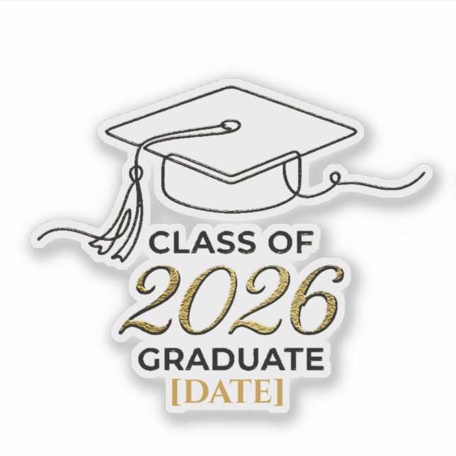Class of 2026 Graduation / Custom Sticker (Front)