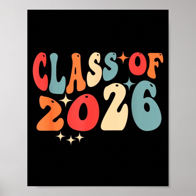 Class of 2026 graduation first day of school 11th poster (Front)