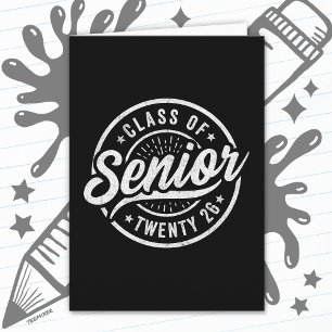 Class of 2026 Graduation High School Senior 2026 Card