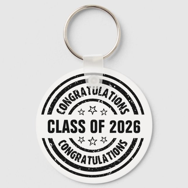 Class of 2026 Graduation  Key Ring (Front)