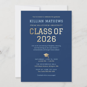 Class of 2026 Graduation Party Invitation