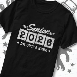 Class of 2026 Graduation Retro Vintage Senior 2026 T-Shirt