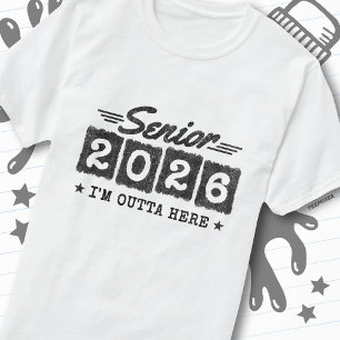 Class of 2026 Graduation Retro Vintage Senior 2026 T-Shirt