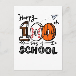 Class of 2026 Graduation School Baseball Announcement Postcard