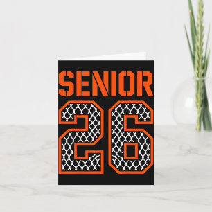 Class of 2026 graduation senior 26 basketball card