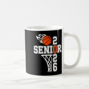 Class of 2026 graduation senior 26 basketball team coffee mug