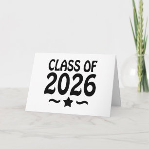 Class of 2026 Graduation Star Card
