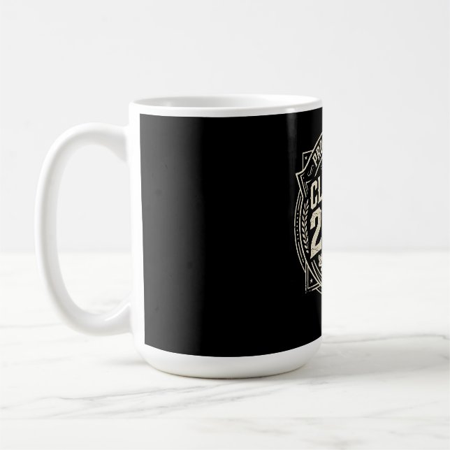 Class of 2026 Graduation Vintage Style Coffee Mug (Left)
