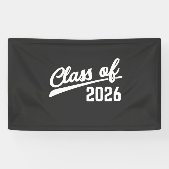 Class Of 2026 Graduation Year 2026 School   Banner (Horizontal)