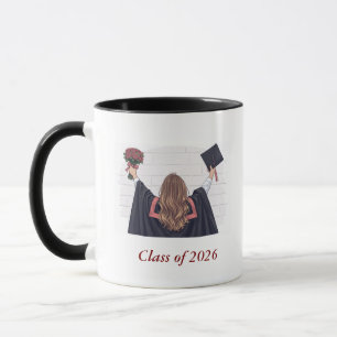 Class of 2026 Illustrated Graduation Mug – Proud G