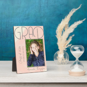 Class of 2026 Keepsake Elegant Graduate Photo Plaque