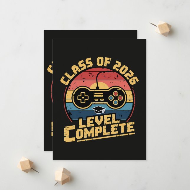 Class Of 2026 Level Complete Announcement (Front/Back In Situ)