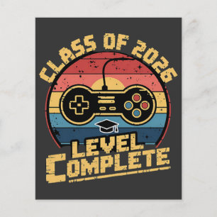 Class Of 2026 Level Complete Flyer