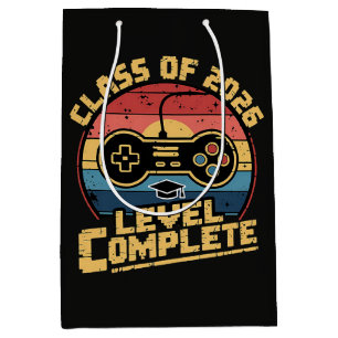 Class Of 2026 Level Complete Medium Gift Bag